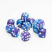 Iridescent D6 Dice Set | Purple Blue | RPG 12 Pack