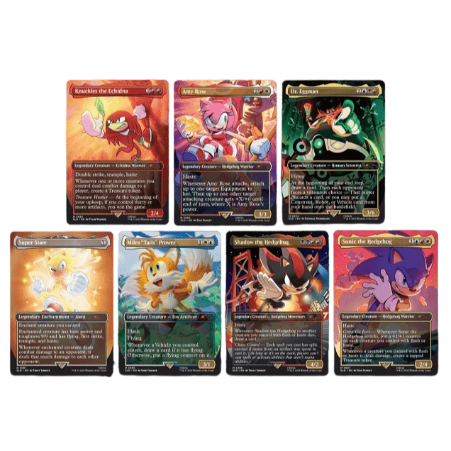MTG Secret Lair - Sonic the Hedgehog Friends & Foes Non foil