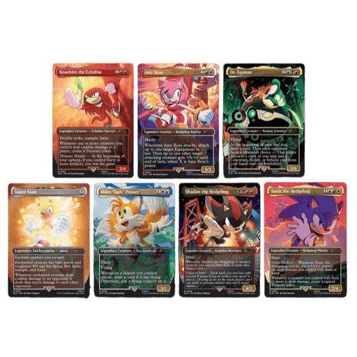 MTG Secret Lair - Sonic the Hedgehog Friends & Foes Non foil