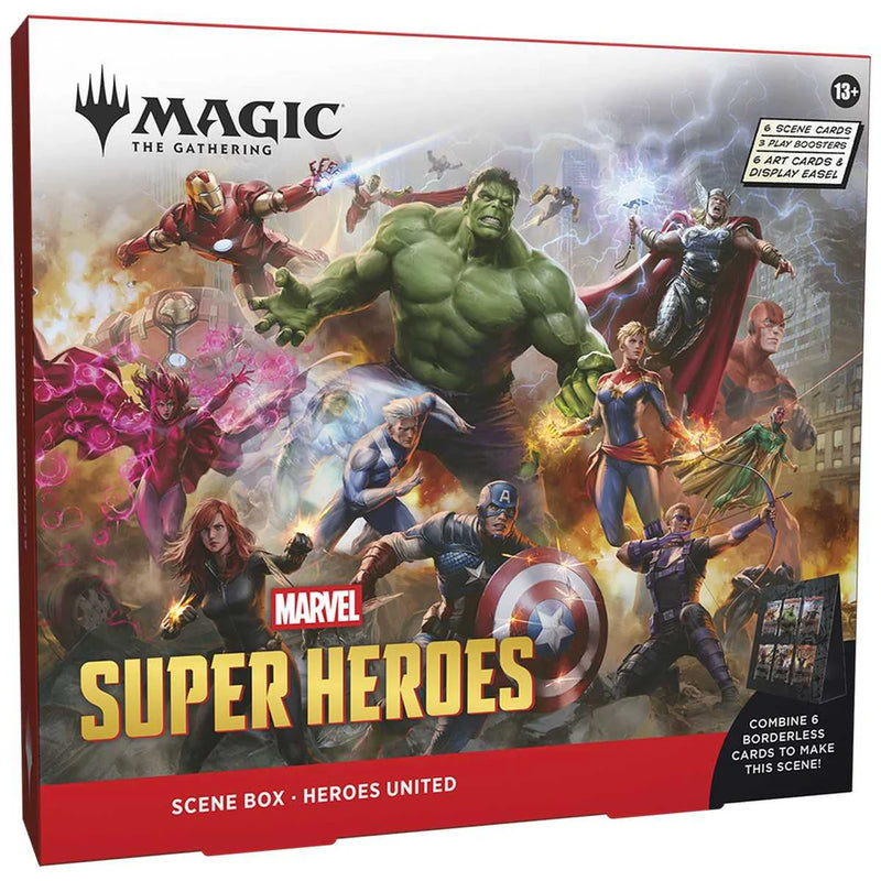 Magic The Gathering - Marvel Super Heroes Scene Box Heroes United
