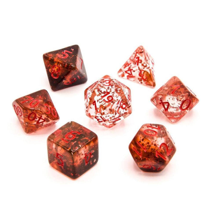 Mortal Wounds | Acrylic Dice | 7-Polyhedral Set