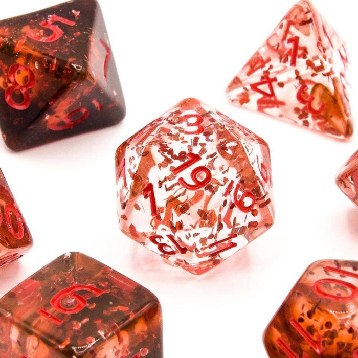 Mortal Wounds | Acrylic Dice | 7-Polyhedral Set