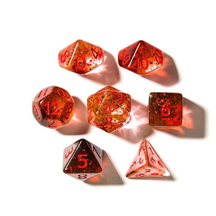 Mortal Wounds | Acrylic Dice | 7-Polyhedral Set