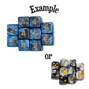 Mystery D6 Bundle Bag: 12mm Pipped/Dotted