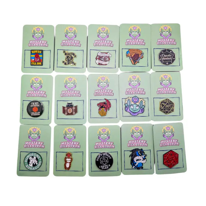 Mystery Dice Goblin Pin Badge