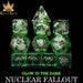 Nuclear Fallout - 11 Dice Set Glow