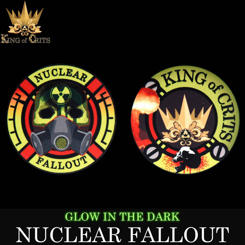 Nuclear Fallout - 11 Dice Set Glow