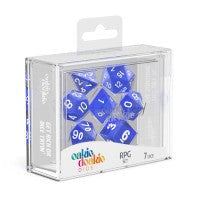 Oakie Doakie Dice - RPG Set 7 Pack Translucent - Blue