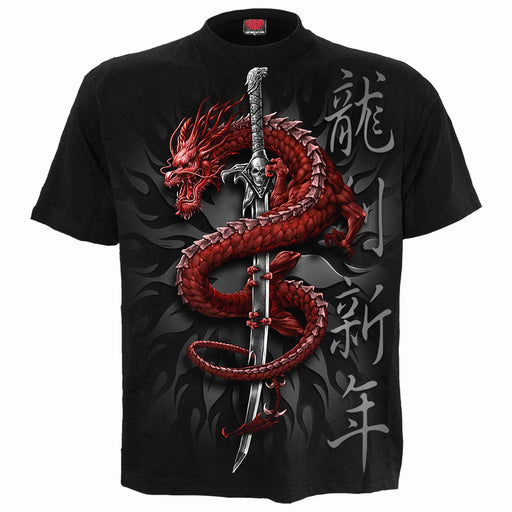 Oriental Dragon Black T-Shirt