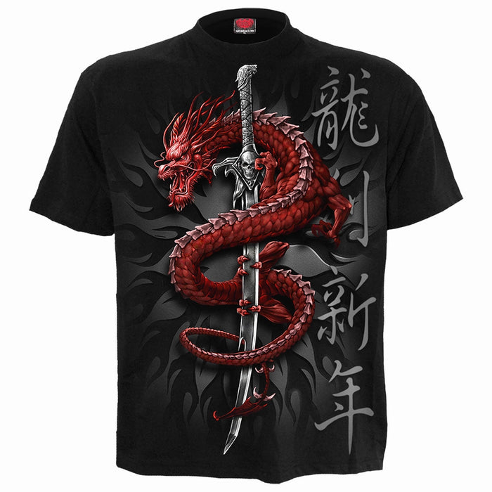 Oriental Dragon Black T-Shirt
