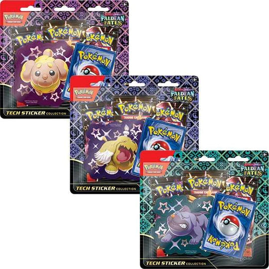 Pokémon TCG: Scarlet & Violet 4.5 Paldean Fates Tech Sticker Box
