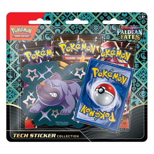 Pokémon TCG: Scarlet & Violet 4.5 Paldean Fates Tech Sticker Box