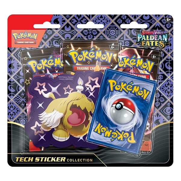 Pokémon TCG: Scarlet & Violet 4.5 Paldean Fates Tech Sticker Box