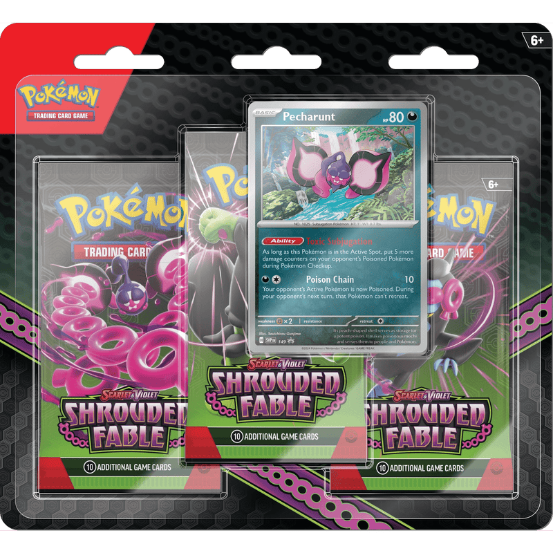 Pokemon TCG : Scarlet & Violet 6.5 - Shrouded Fable 3-Pack Blister