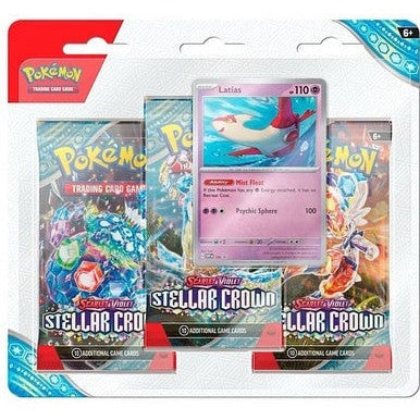 Pokémon TCG: Scarlet & Violet 7 - Stellar Crown - 3-Pack