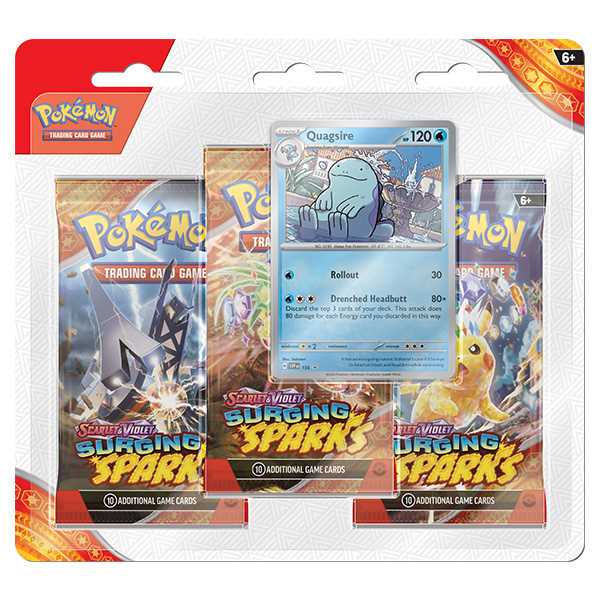 Pokemon TCG : Scarlet & Violet - Surging Sparks - 3-Pack