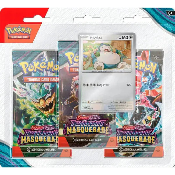 Pokémon TCG: Scarlet and Violet 6 -Twilight Masquerade - 3-Pack