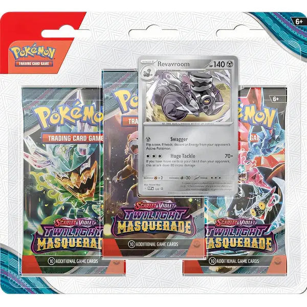 Pokémon TCG: Scarlet and Violet 6 -Twilight Masquerade - 3-Pack