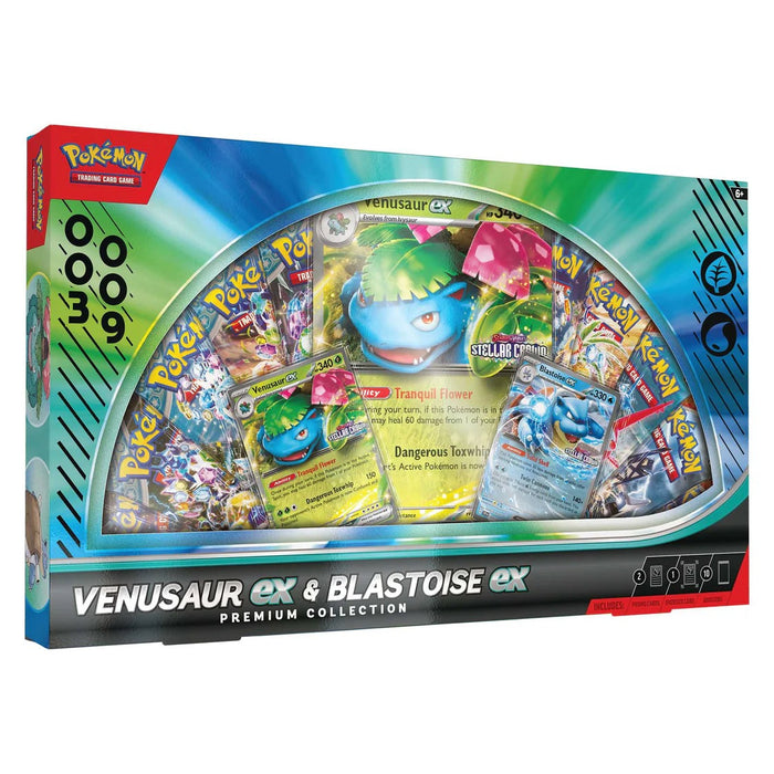 Pokémon TCG: Venusaur /Blastoise ex Premium Collection Case