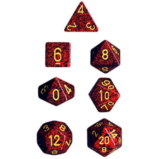 Polyhedral Dice: Speckled - Mercury 7