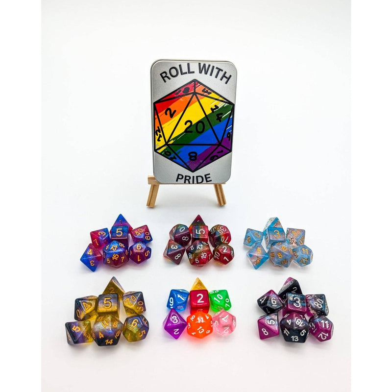 Pride Dice Tin: Rainbow Flag / 1 Set