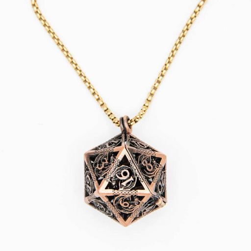 Quest Keeper | D20 Pendant with Mini Dice