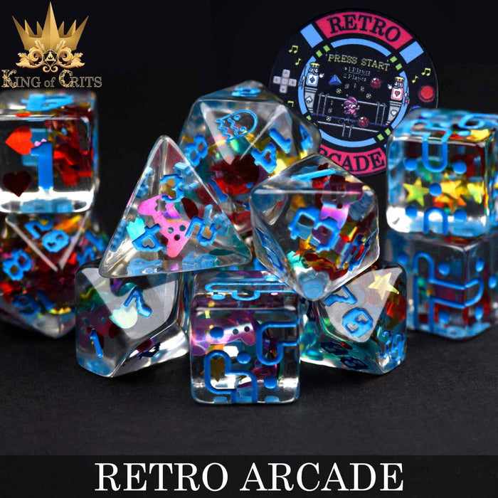 Retro Arcade - 11 Dice Set