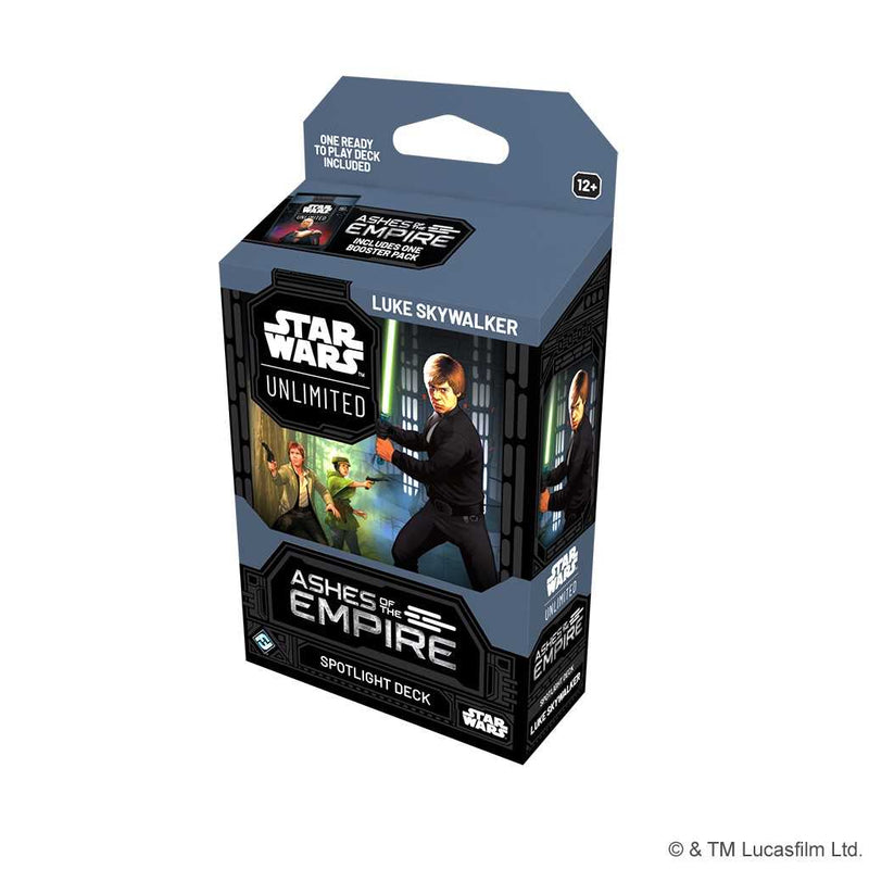 Star Wars Unlimited : Ashes of the Empire Spotlight Deck - Luke Skywalker