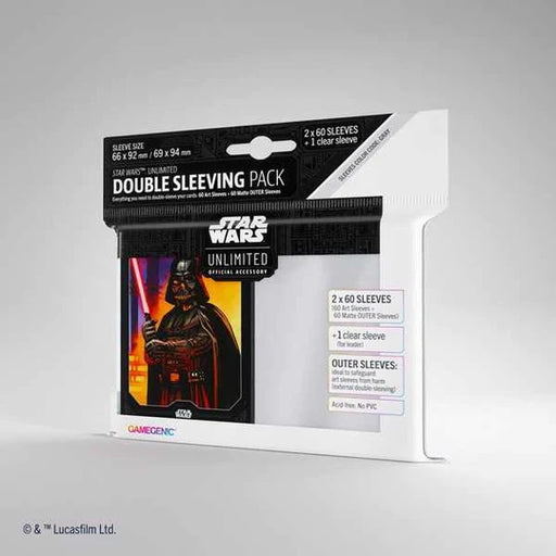 Star Wars Unlimited : Double Sleeving Pack - Darth Vader