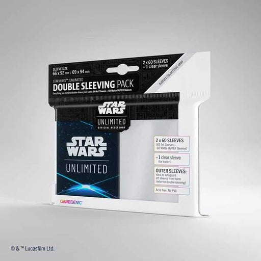 Star Wars Unlimited : Double Sleeving Pack - Space Blue