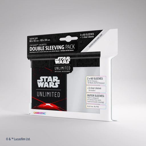 Star Wars Unlimited : Double Sleeving Pack - Space Red