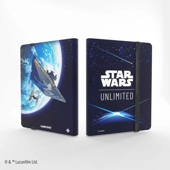 Star Wars Unlimited : Jump to Lightspeed 18-Pocket Album - Card Back Blue PREORDER