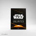 Star Wars Unlimited : Jump to Lightspeed Art Sleeves - Card Back Orange PREORDER