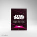 Star Wars Unlimited : Jump to Lightspeed Art Sleeves - Card Back Magenta PREORDER