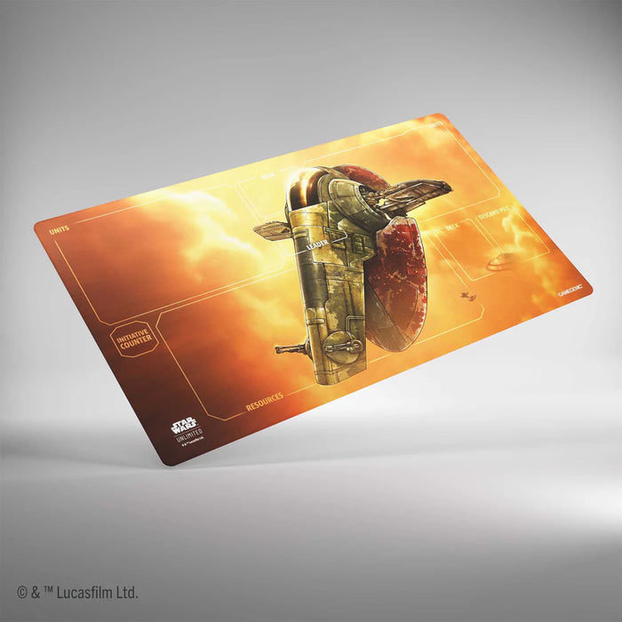 Star Wars Unlimited : Jump to Lightspeed Game Mat - Fett's Firespray PREORDER