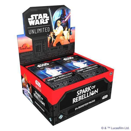 Star Wars Unlimited : Spark of Rebellion Booster Display