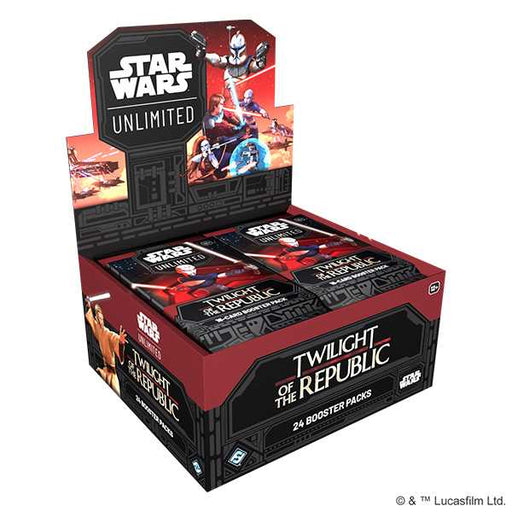 Star Wars: Unlimited Twilight of the Republic Booster Display