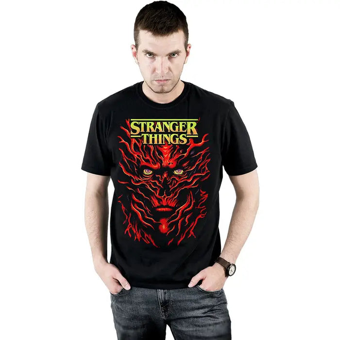 Stranger Things - Vecna Posterised Black T-Shirt
