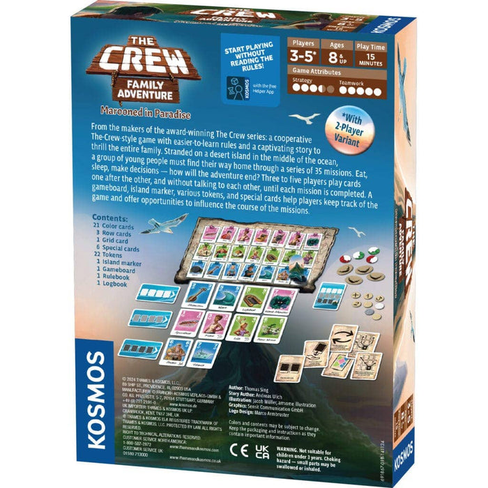 The Crew Family Adventure Marooned in Paradise - Board Game
