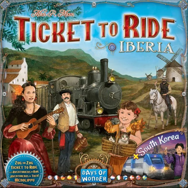 Ticket to Ride Map Collection 8 : Iberia & South Korea