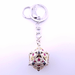 Vaultstone | D20 Keyring w/Mini Dice | Regal Silver/Purple Eye