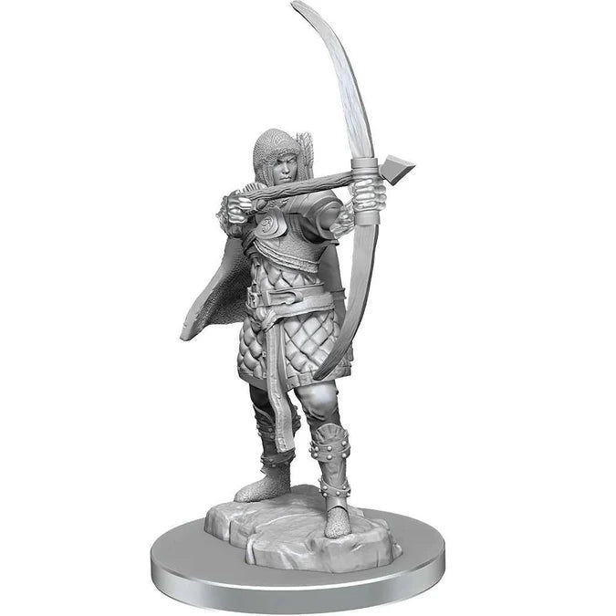 D&D Unpainted Miniatures: Aasimar Female Wizard