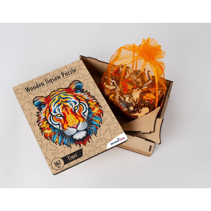Wooden Tiger Puzzle