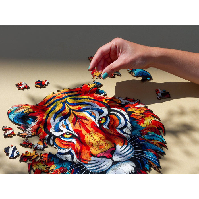 Wooden Tiger Puzzle