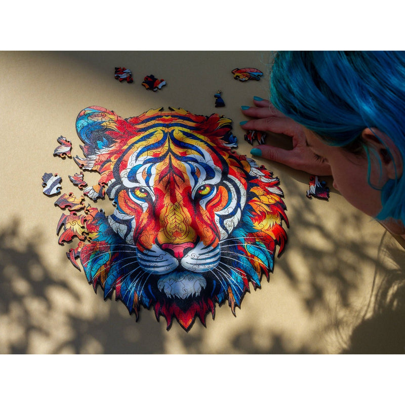 Wooden Tiger Puzzle