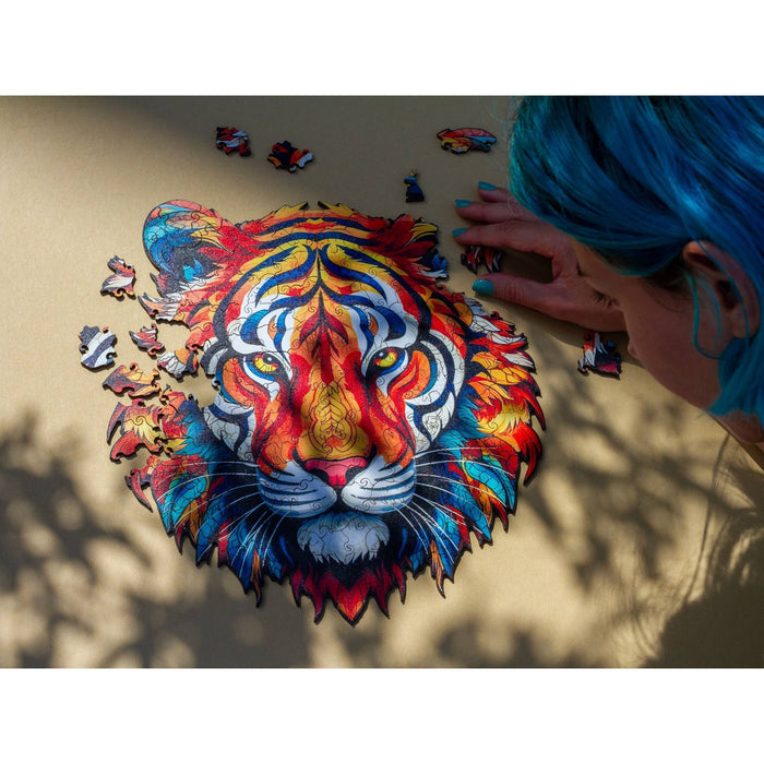 Wooden Tiger Puzzle