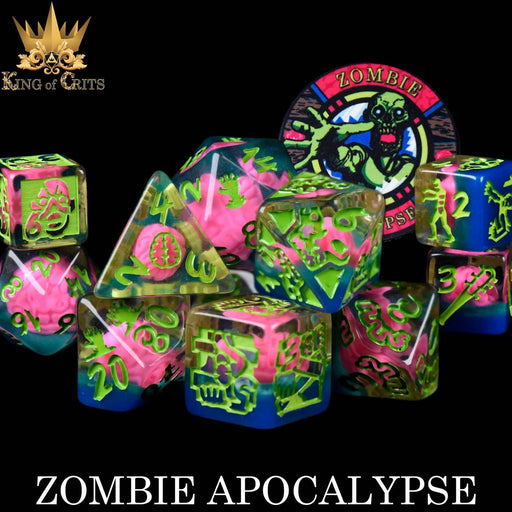 Zombie Apocalypse - 11 Dice Set