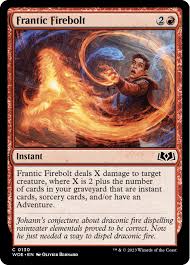 Frantic firebolt- MTG Card