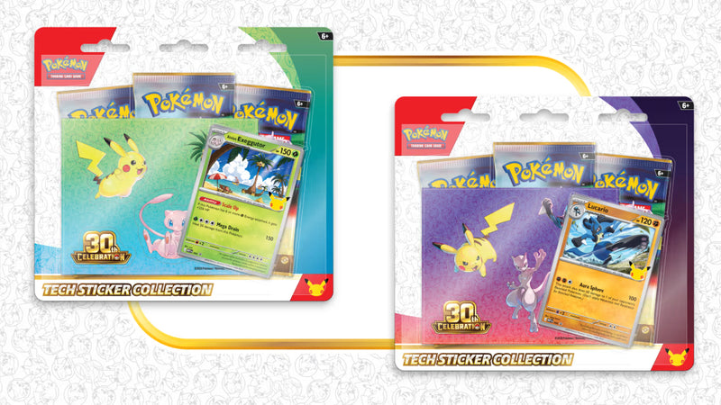 Pokémon TCG: Tech Sticker Collection - Assorted - 30th Celebration- PREORDER