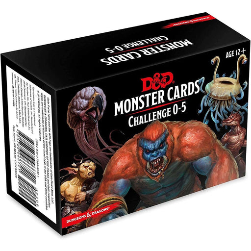 D&D : Monster Cards Challenge 0-5